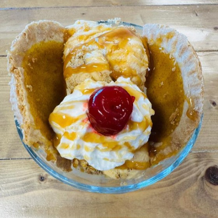 Indulge in our pumpkin pie